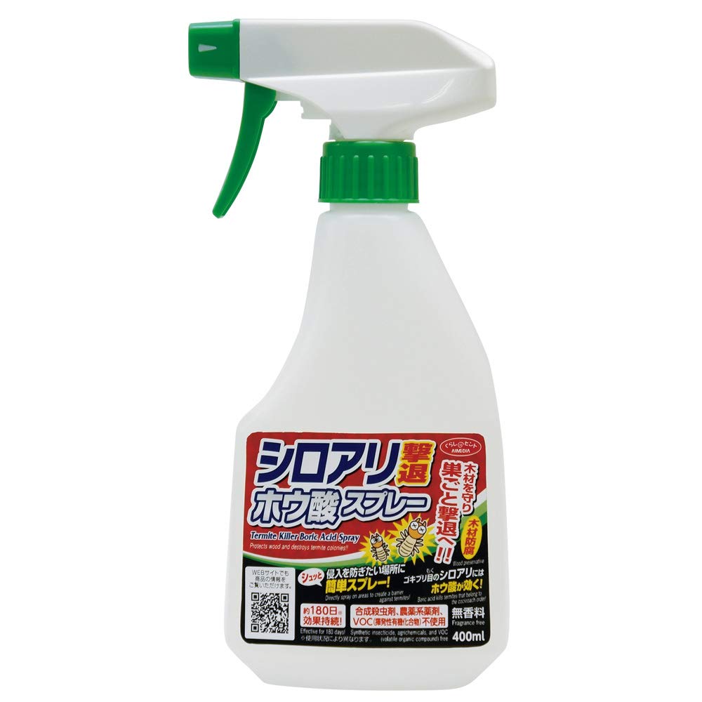 Amazon.co.jp: アイメディア シロアリ撃退ホウ酸スプレー 400ml